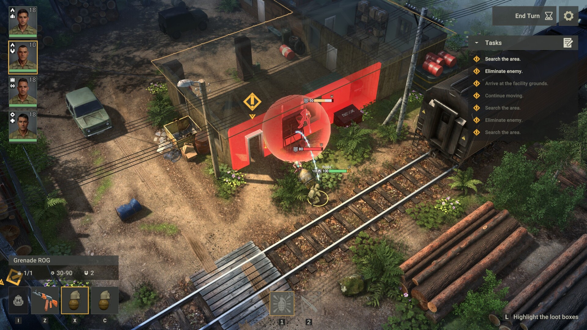 未来的战争策略：SOF与外星人入侵/Future War Tactics: SOF vs Alien Invasion – Turn-Based Strategy