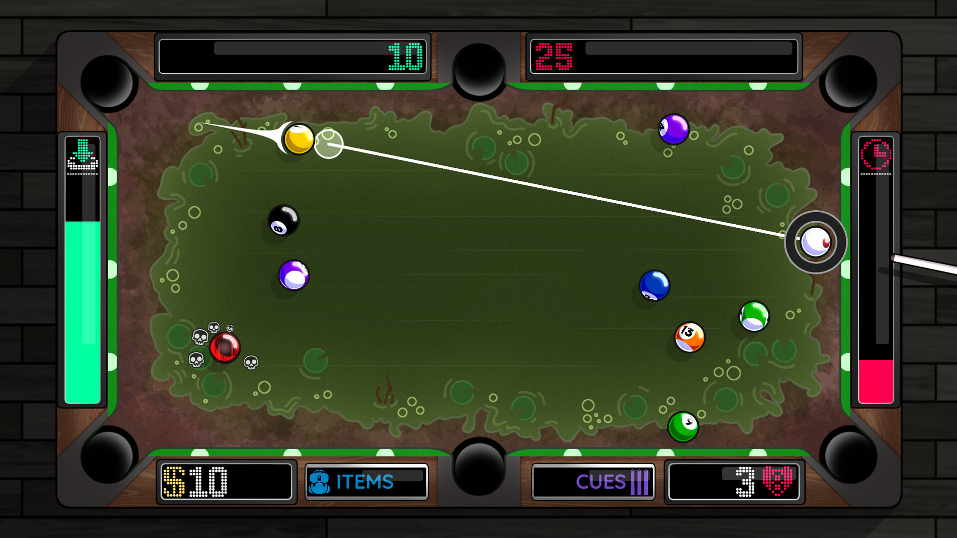 下垂口袋/台球Roguelike/Drop Pockets