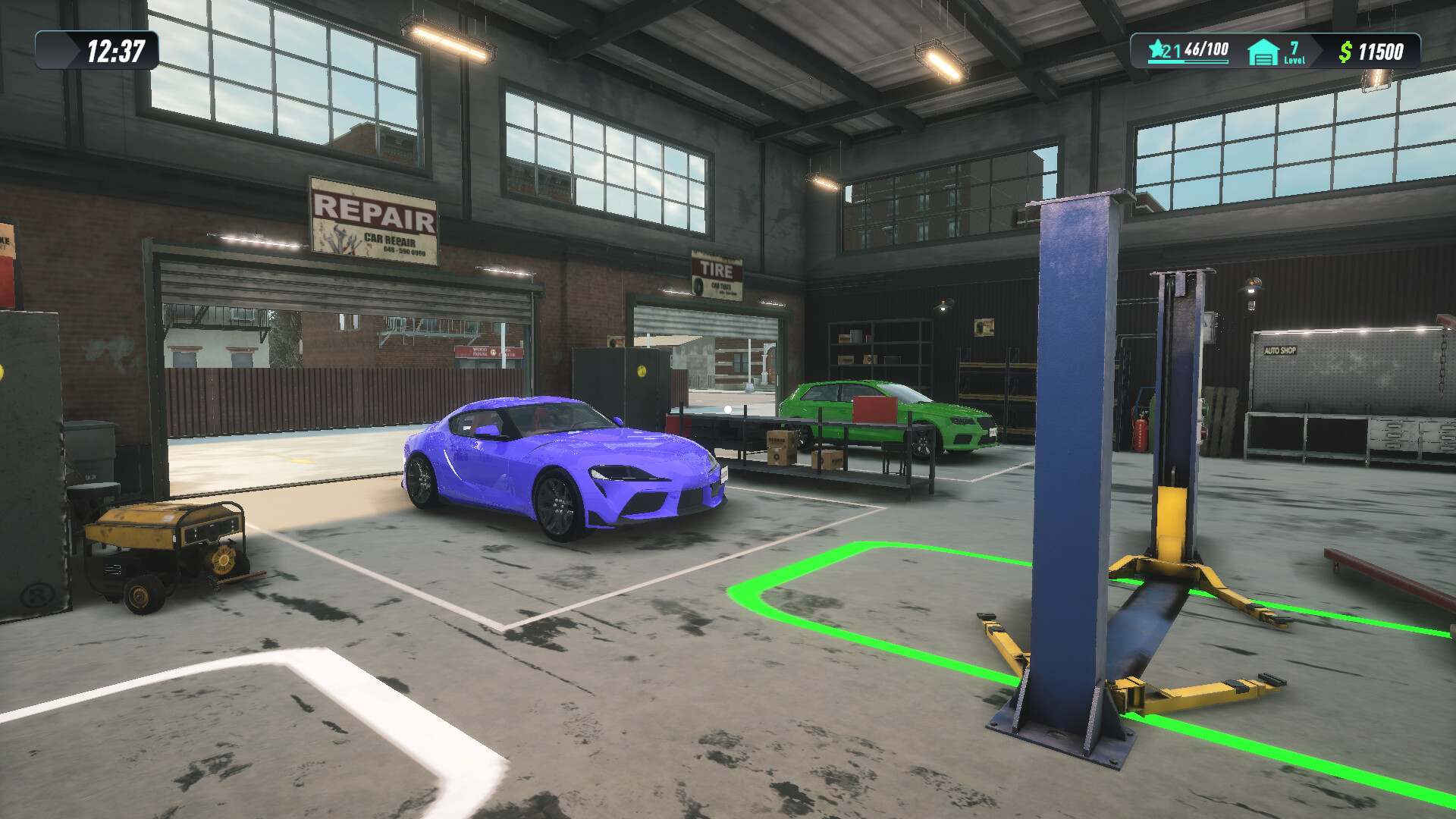 汽车服务模拟器/Car Service Simulator