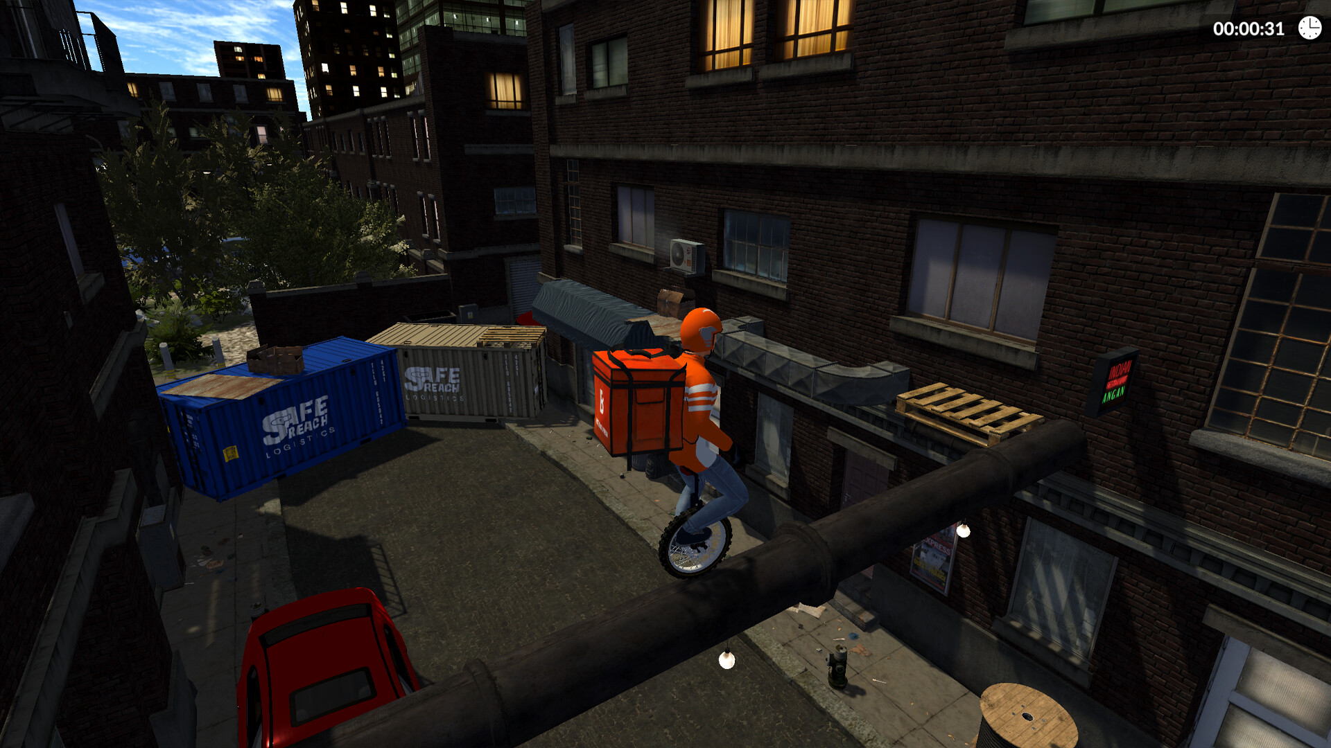 独轮车披萨时间！/Unicycle Pizza Time!