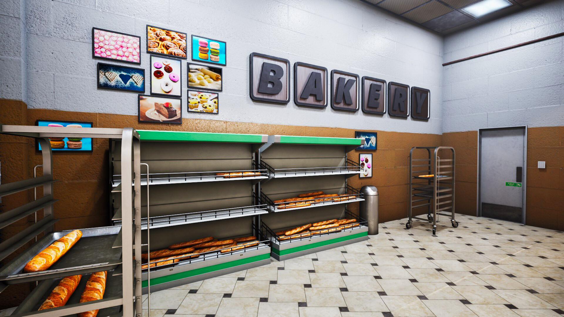 出口前:超市/Before Exit: Supermarket