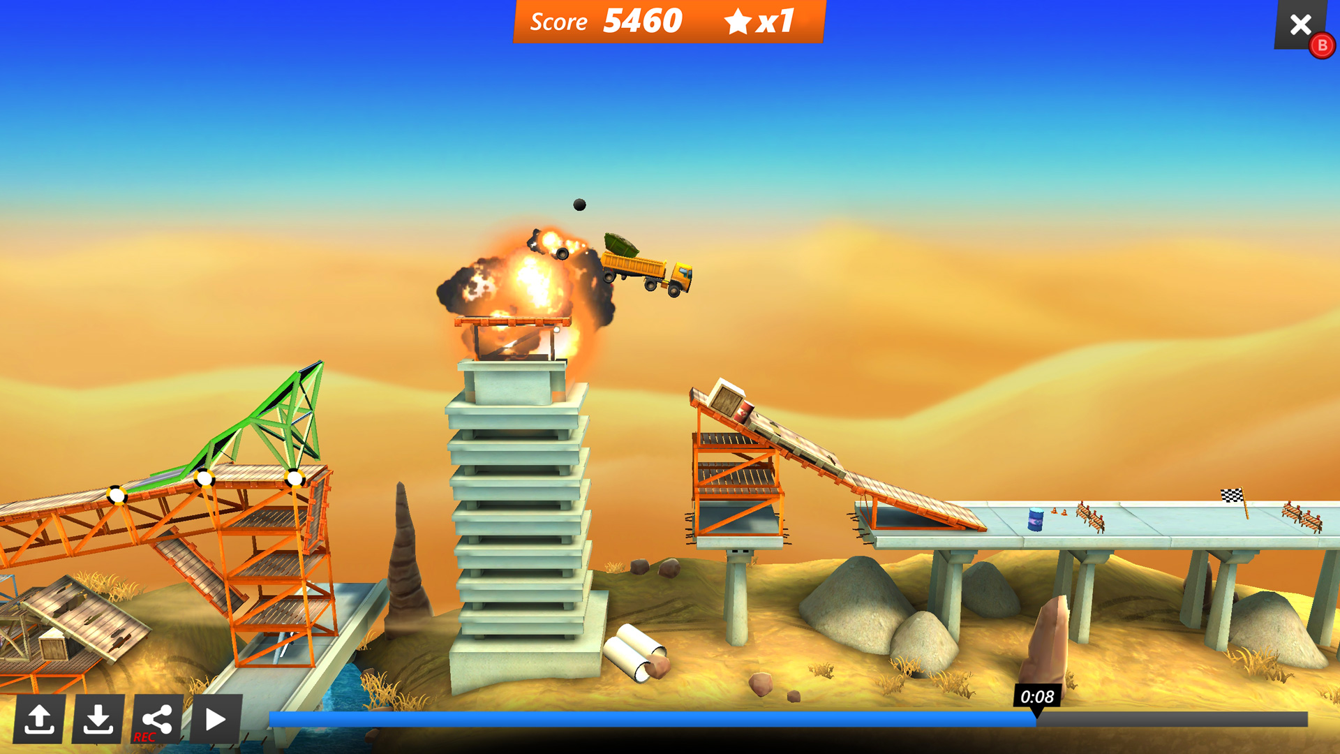 桥梁建造师:特技/Bridge Constructor Stunts