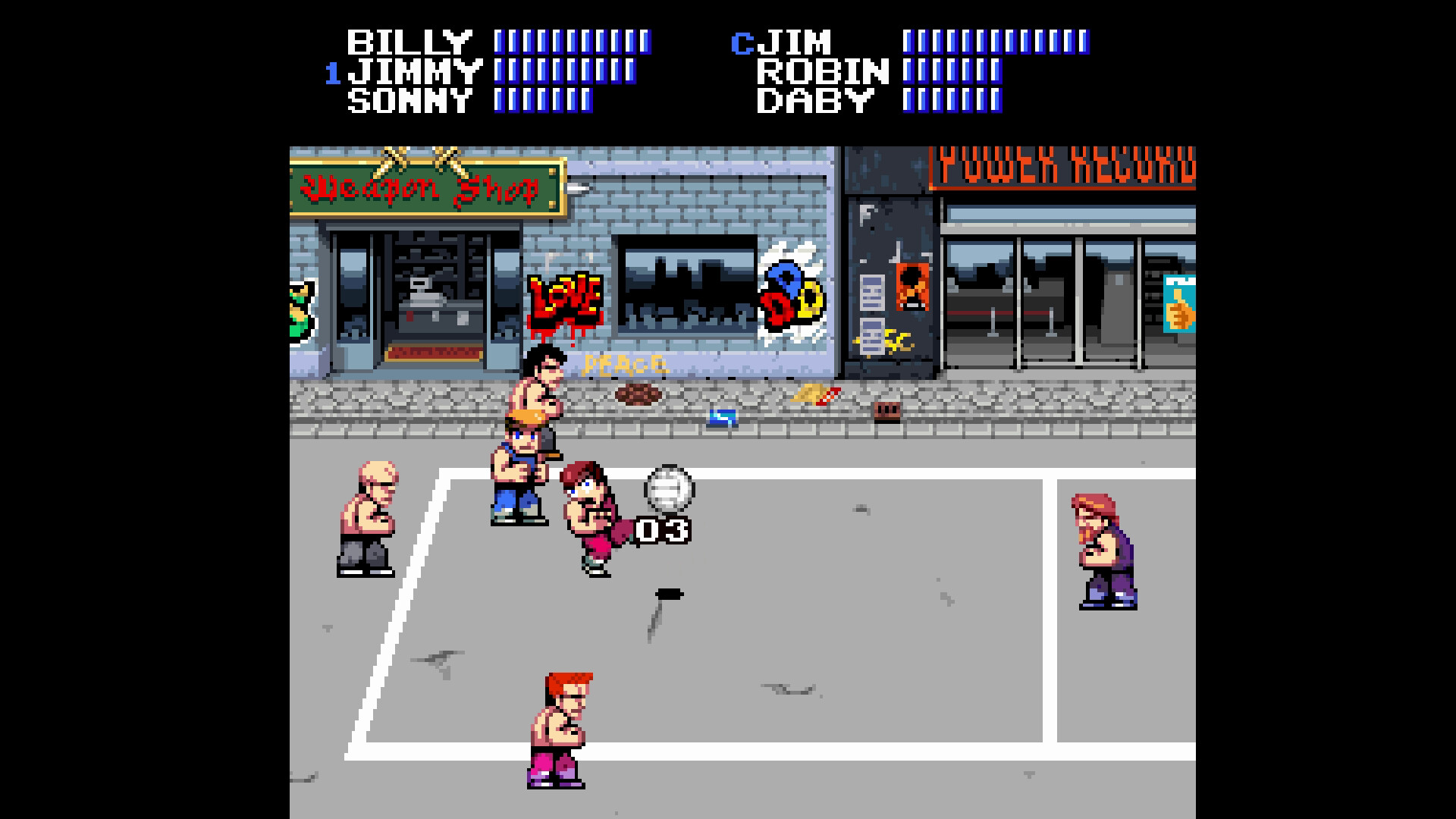 双截龙躲避球/Double Dragon Dodgeball